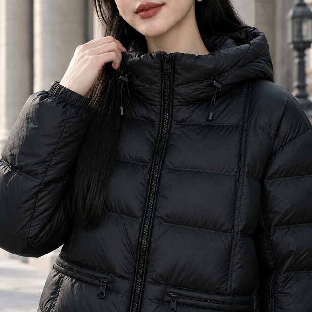 Women’s Hooded Quilted Down Jacket