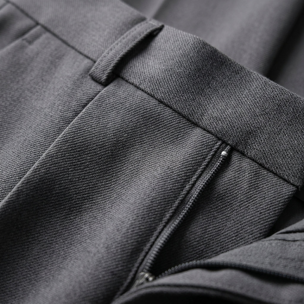 Men’s Lightweight Wool Pleated Trousers