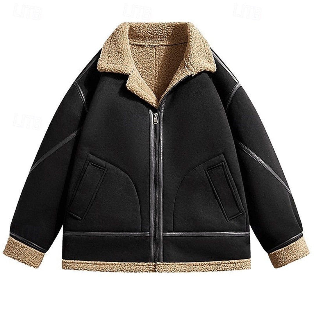 Men’s Classic Boxy Aviator Zip Jacket