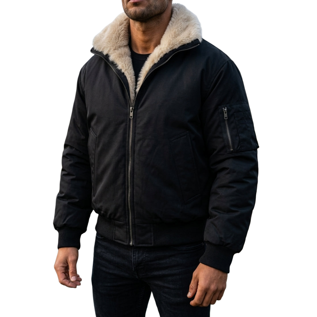 Men’s Warm Winter Bomber Jacket