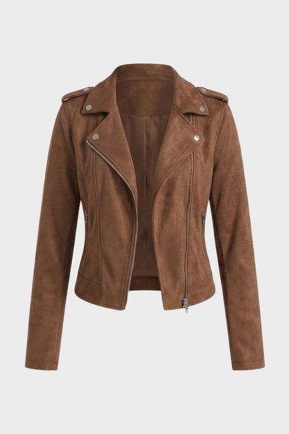 Women’s Asymmetric Zip Moto Jacket