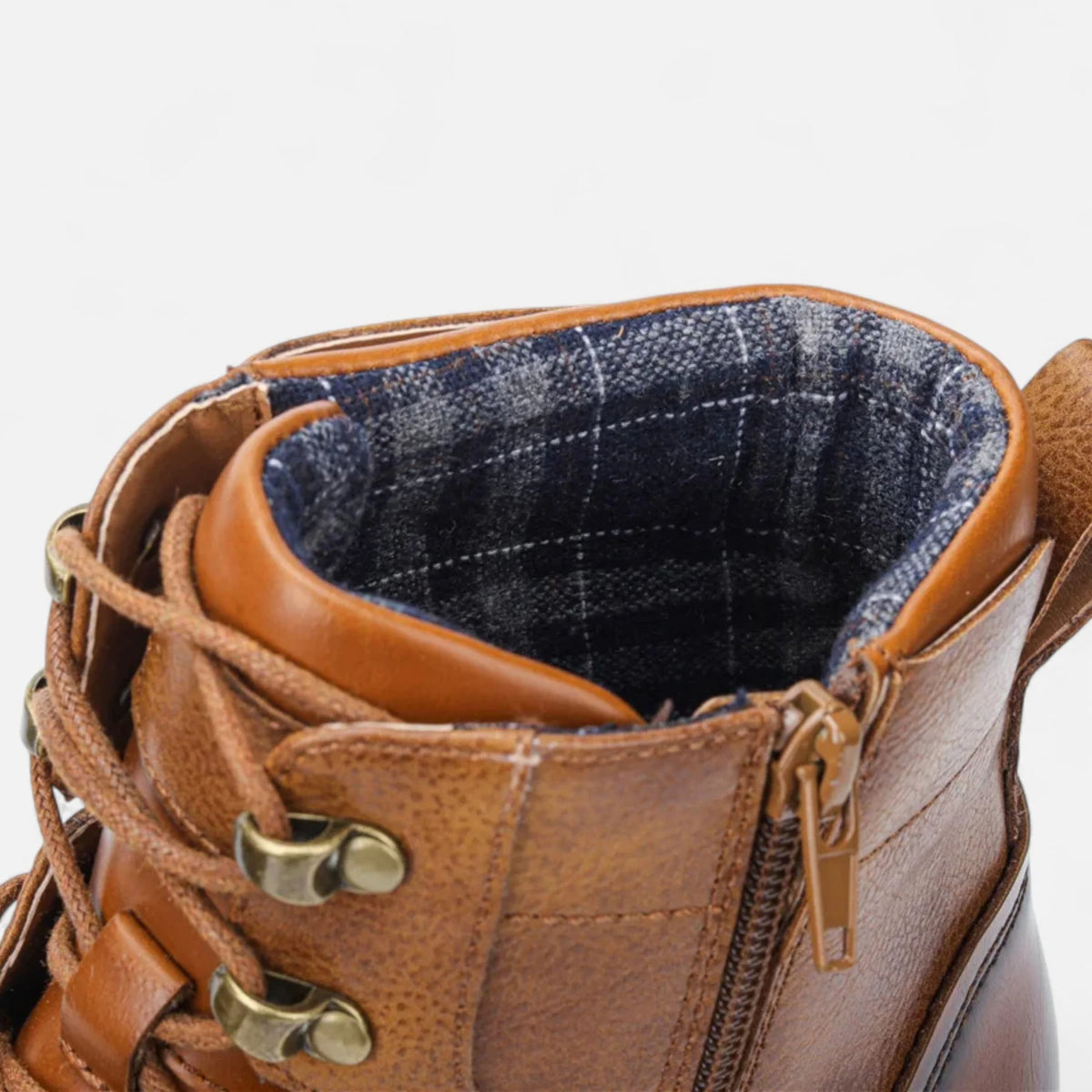 Men’s Lightweight Retro Leather-Style Boots