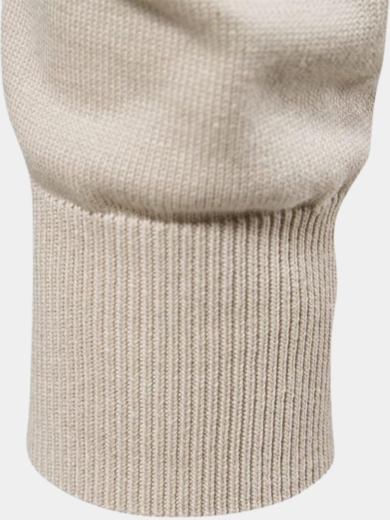 Men’s Minimalist Breathable Knit Crew Neck Pullover