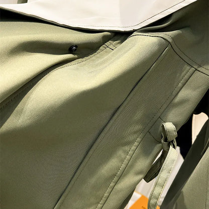 Women's Elegant Windproof Jacket with Weather-Resistant Protection