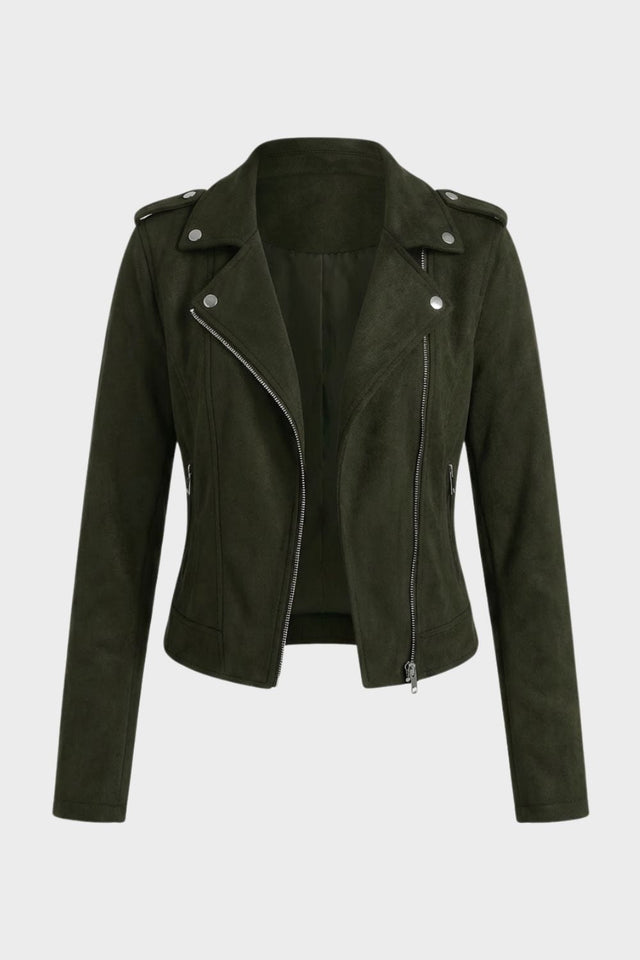 Women’s Asymmetric Zip Moto Jacket