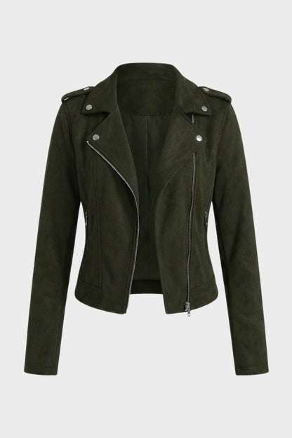 Women’s Asymmetric Zip Moto Jacket