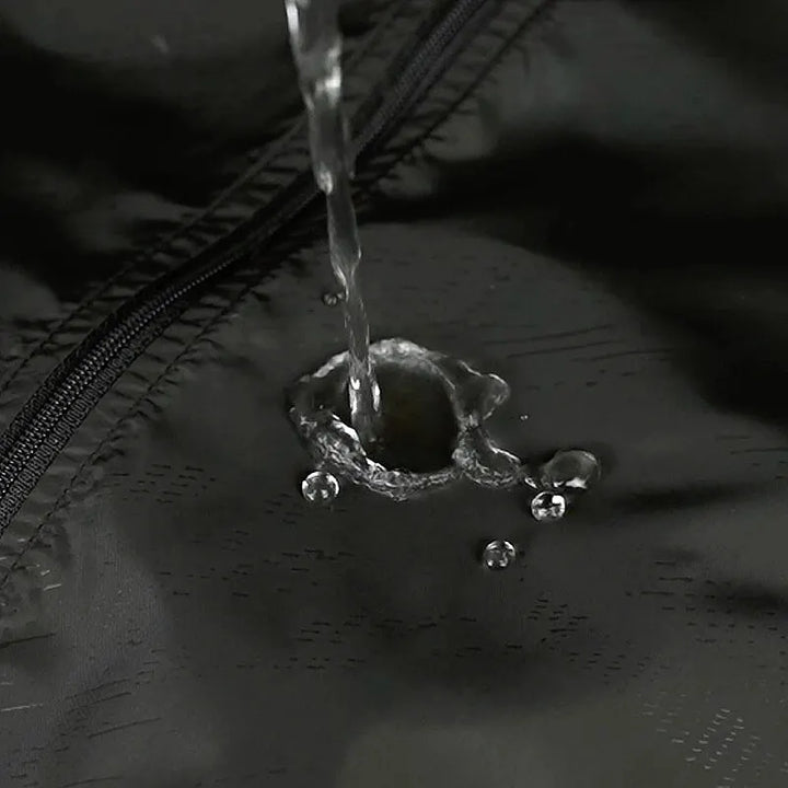 Unisex Lightweight Packable Water-Repellent Rain Jacket