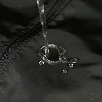 Unisex Lightweight Packable Water-Repellent Rain Jacket