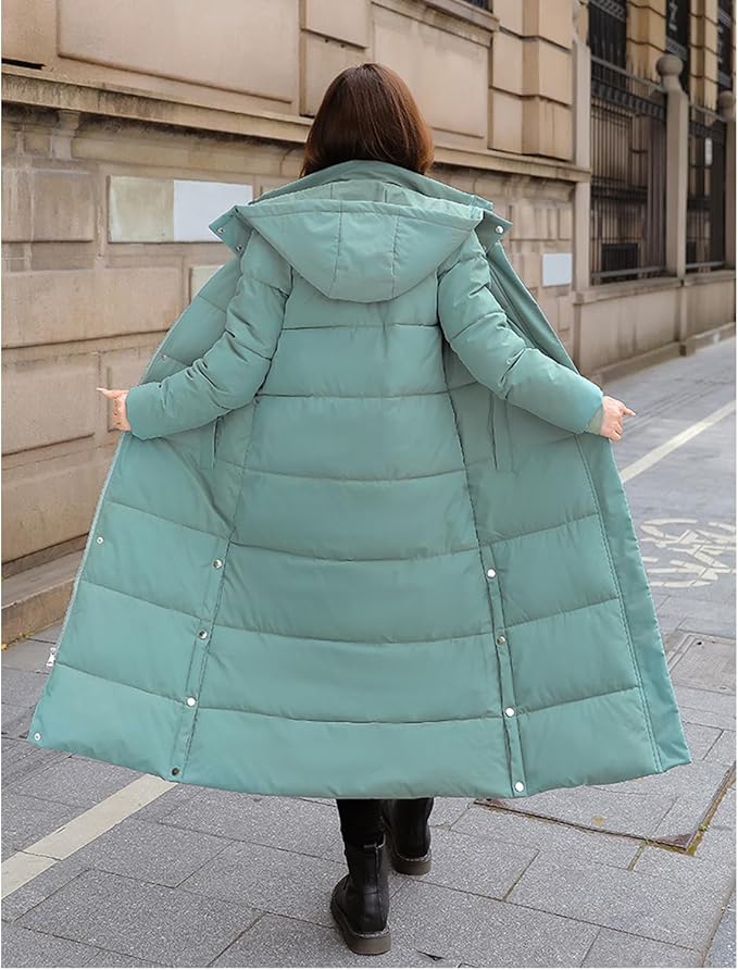 Women's Tailored Wool-Blend Winter Coat with Refined Silhouette
