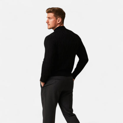 Men’s Soft Knit Relaxed Crew Neck Pullover