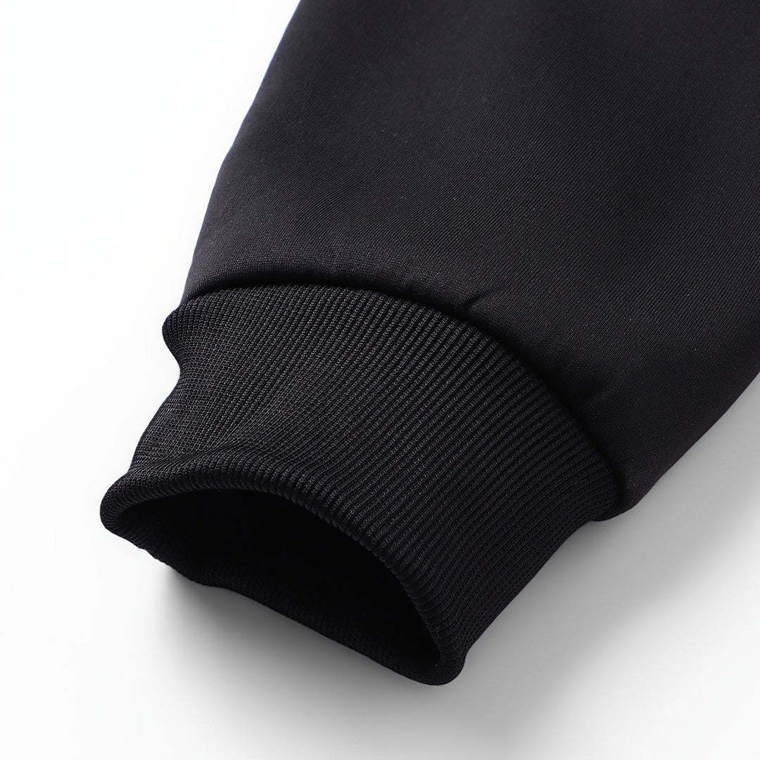 Men’s Plush-Lined Stretch Hooded Winter Jacket