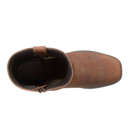 Men’s Rugged Harness Boots with Classic Buckle Strap