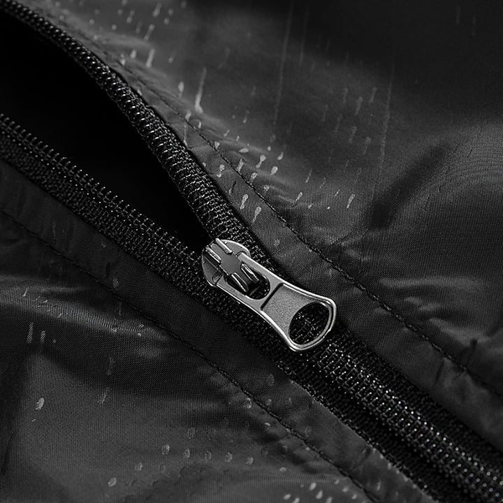 Unisex Lightweight Packable Water-Repellent Rain Jacket