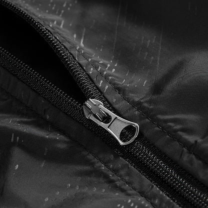 Unisex Lightweight Packable Water-Repellent Rain Jacket