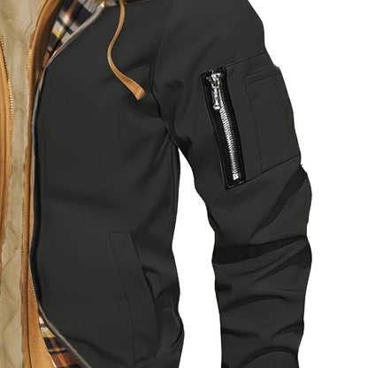 Men’s Warm-Lined Hooded Full-Zip Winter Jacket