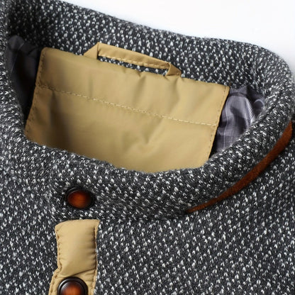 Men’s Quilted Stand-Collar Lightweight Winter Jacket