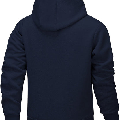 Men’s Plush-Lined Stretch Hooded Winter Jacket