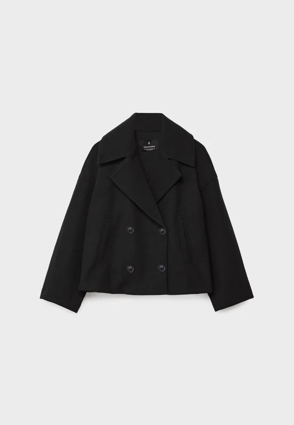 Women’s Lightweight Double-Breasted Short Jacket for Summer