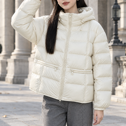Women’s Hooded Quilted Down Jacket