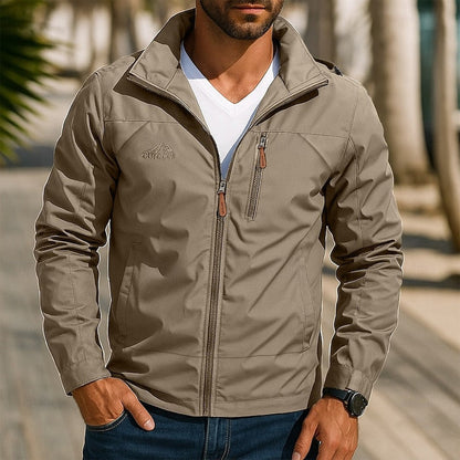 Men’s Wind-Resistant Water-Repellent Stand-Collar Jacket