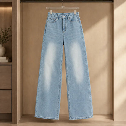 Women’s Mid-Rise Stretch Wide-Leg Denim Jeans