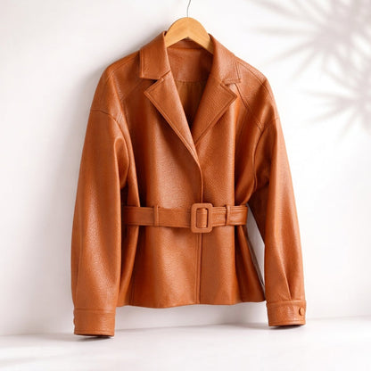 Women’s Tailored Sheepskin Leather Jacket