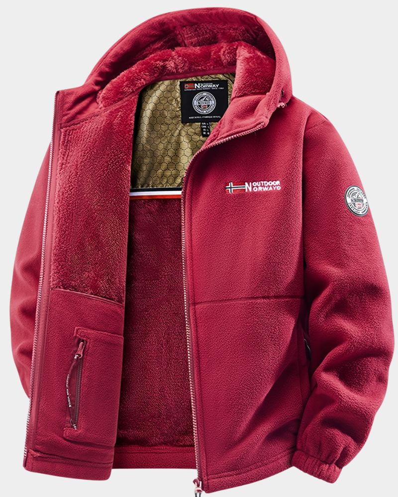 Men’s Deep-Pile Fleece Full-Zip Jacket