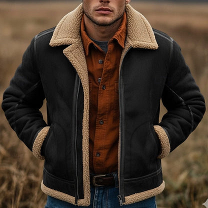 Men’s Classic Boxy Aviator Zip Jacket