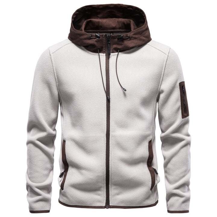 Men's Hooded Full-Zip Fleece Top