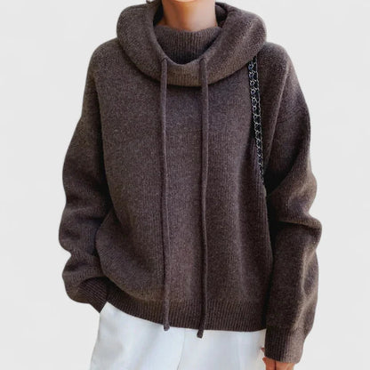 Women’s Soft Knit Pullover Hoodie Sweater for Everyday Comfort