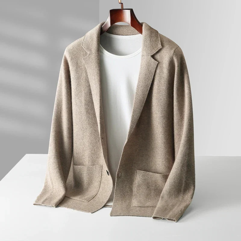 Men’s Pure Cashmere Tailored Button Cardigan