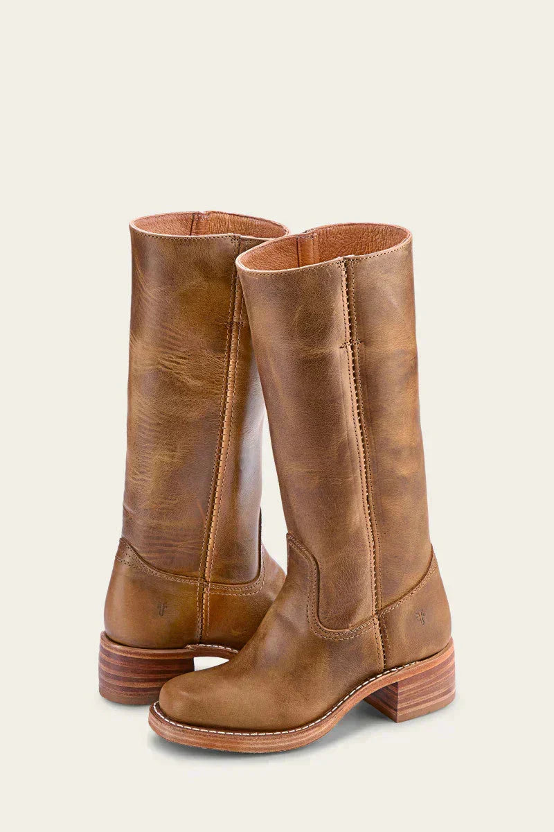Women’s Slim-Fit Knee-High Boots with Structured Supportive Sole