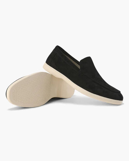 Men’s Soft Suede-Style Slip-On Loafers with Lightweight Sole