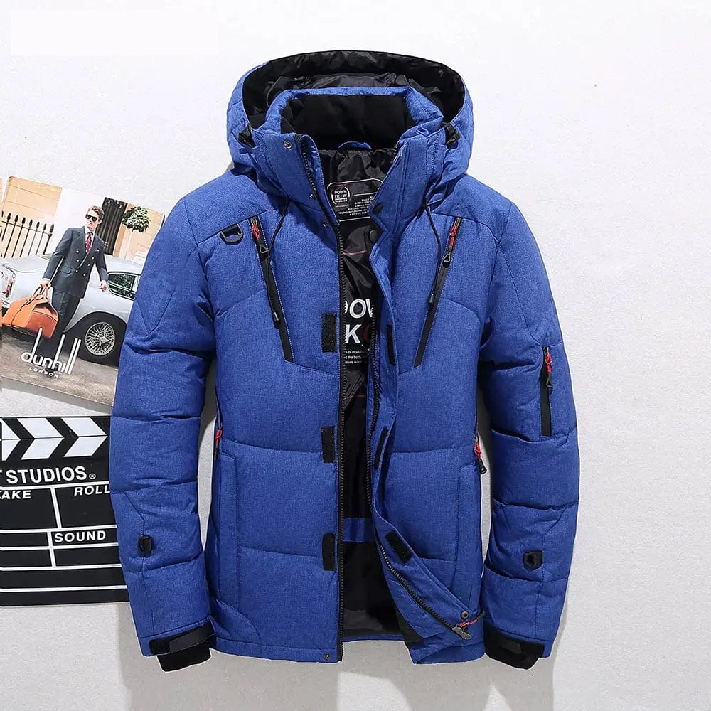 Men's Premium Down-Filled Hooded Winter Jacket