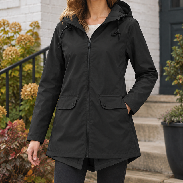 Women’s Lightweight Hooded Fishtail Jacket