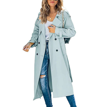Women’s Longline Transitional Trench Coat
