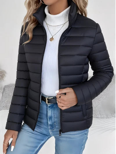 Women’s Tailored Quilted Jacket with Water-Repellent Finish