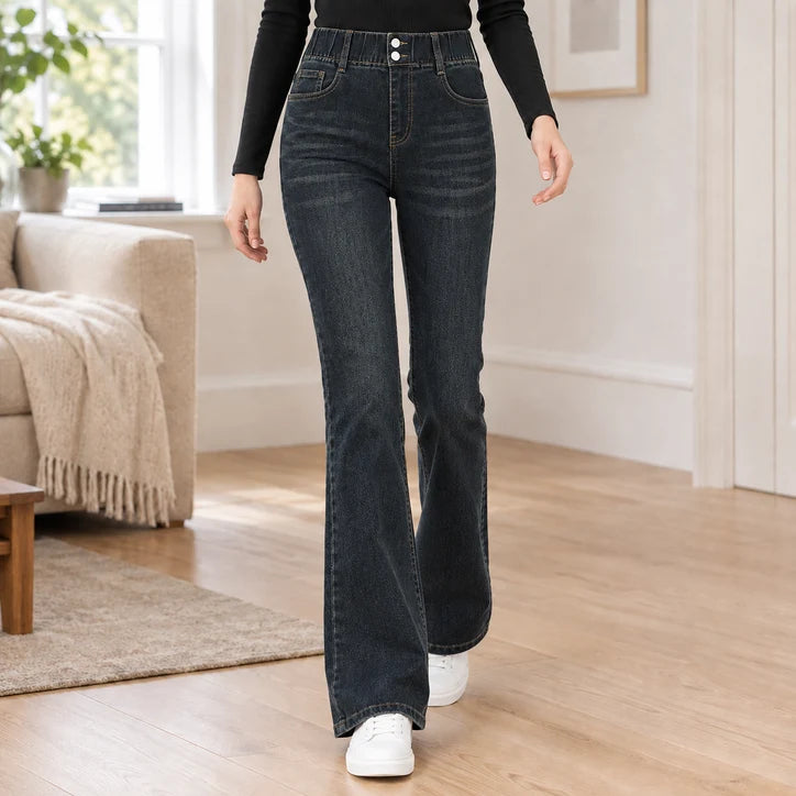 Women’s High-Waist Stretch Bootcut Jeans