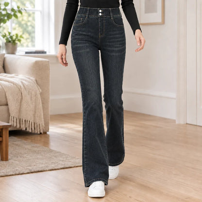 Women’s High-Waist Stretch Bootcut Jeans