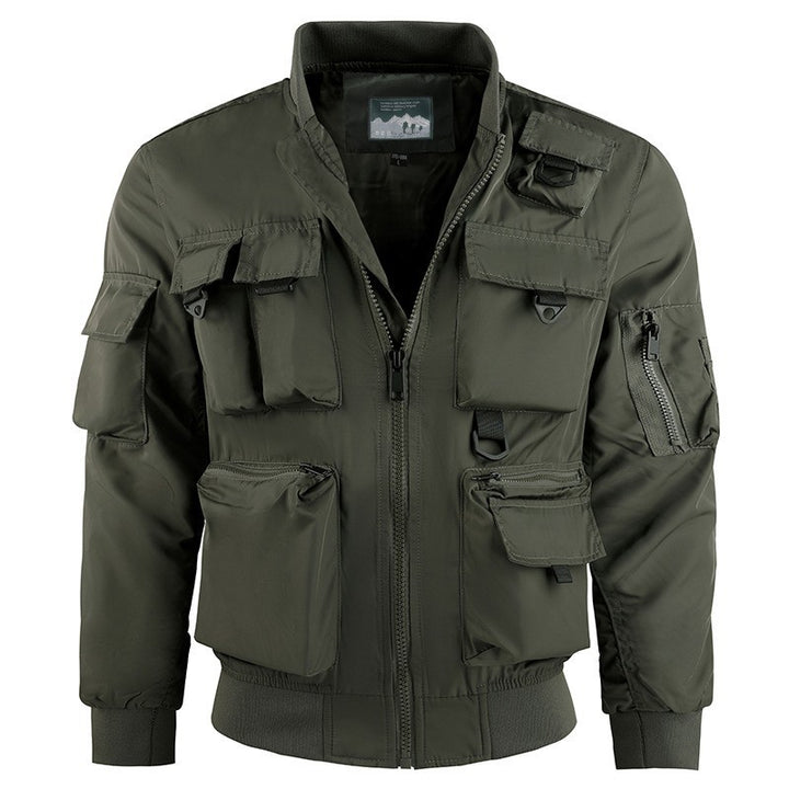 Men's Utility Cargo Bomber Coat