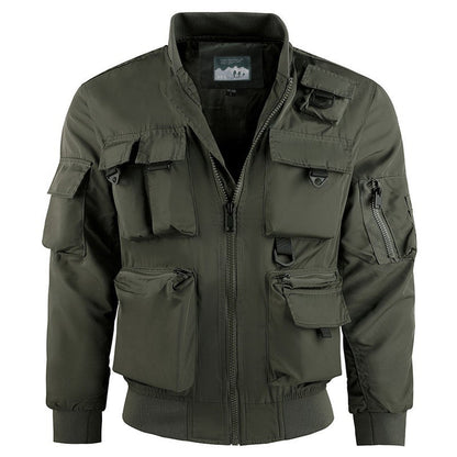 Men's Utility Cargo Bomber Coat