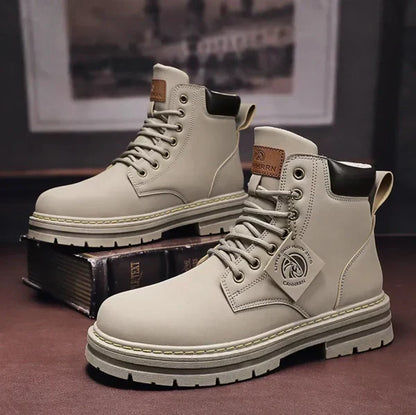 Men’s Rugged Outdoor Boots with Reinforced Ankle Support