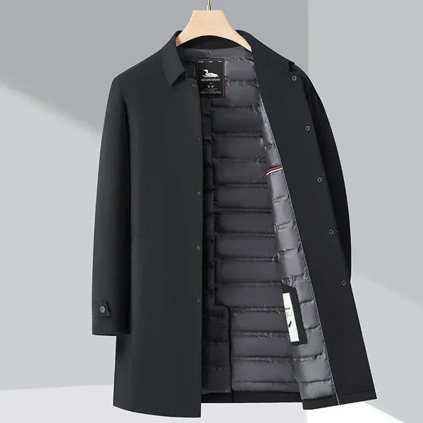 Men’s Tailored Double-Breasted Trench Coat