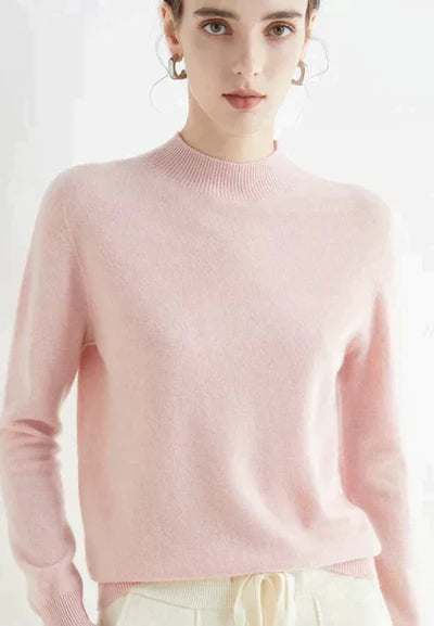Women’s Soft Classic Knit Pullover Sweater for Autumn and Winter