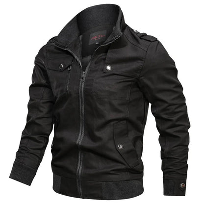 Men’s Cotton Utility Bomber Jacket