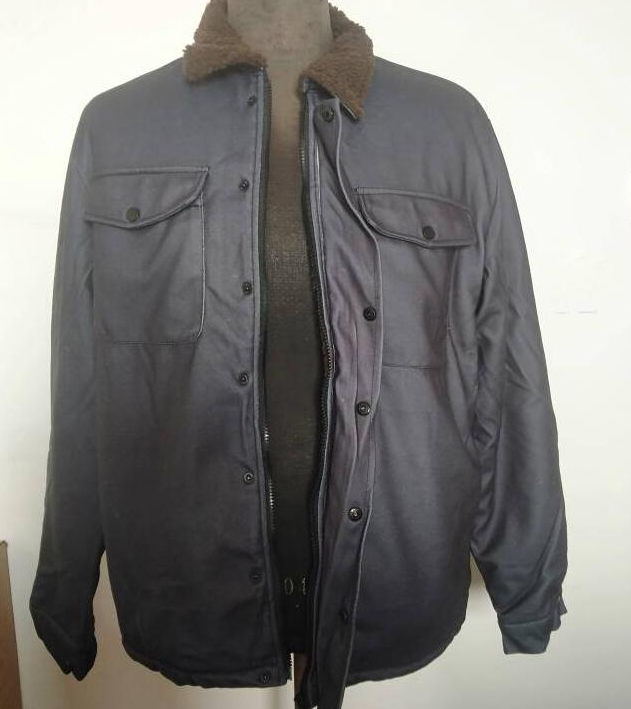 Men's Fleece-Collar Winter Jacket