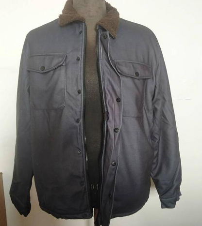 Men's Fleece-Collar Winter Jacket