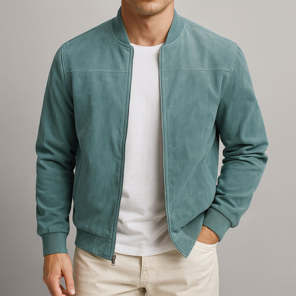 Men’s Relaxed Suede Urban Jacket
