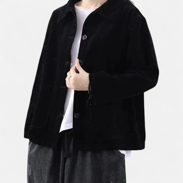 Women’s Tailored Short Jacket with Refined Casual Style