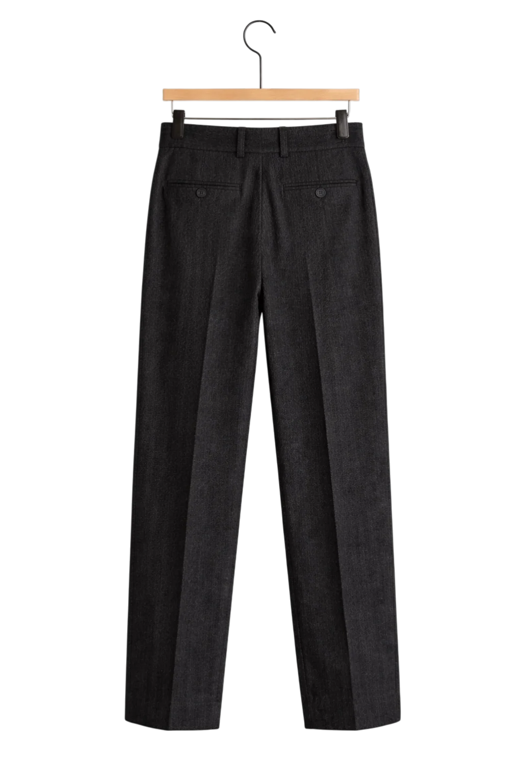 Men’s Tailored Cotton Trousers with Side and Back Pockets